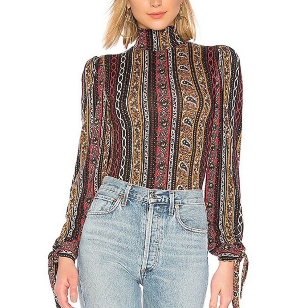 Free People Donatella Retro Turtleneck Size XS - Picture 6 of 14